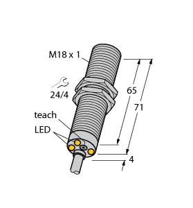 [1582237] Turck Inductive Sensor, Rotation speed monitor (DTBI5U-M18E-AP4X3)