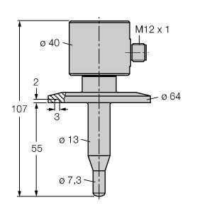 [6872034] Turck Flow Monitoring, Immersion Sensor with Integrated Processor (FCS-64A4-AP8X-H1141/D014)