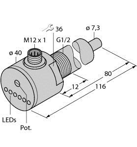 [6870008] Turck FCS-G1/2A4-AP8X-H1141/L080