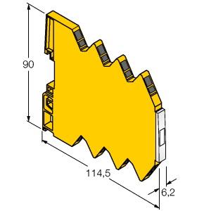 [7504011] Turck Analog signal isolator, 2-channel (IMS-AI-DLI-22-DLI/L)