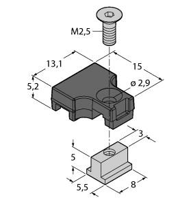 [6913377] Turck Accessories, Mounting Bracket (KLT-UNT1)