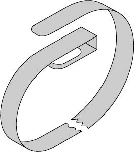 [46737] Turck Accessories, Clip Collar, For Round Cylinders (KST-SB170)