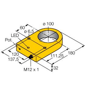 [1510301] Turck Inductive Sensor, Ring Sensor (NI100R-S32XL-VP44X-H1141)