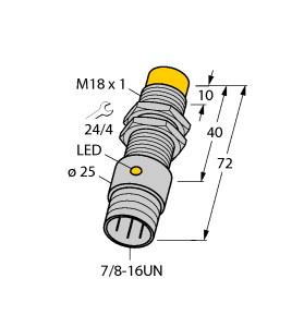 [4641292] Turck Inductive Sensor (NI10-G18-AP6-B1341)