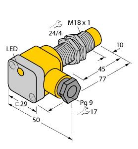 [4590510] Turck Inductive Sensor (NI10-G18SK-VP4X)