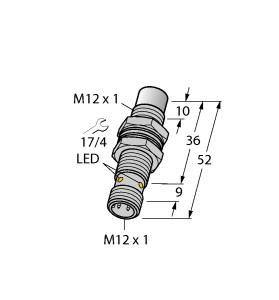 [1634810] Turck Inductive Sensor, With Extended Switching Distance (NI10U-MT12-AP6X-H1141)
