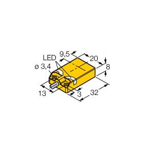 [1662015] Turck Inductive Sensor, With Extended Switching Distance (NI10U-QP08-AP6X2)