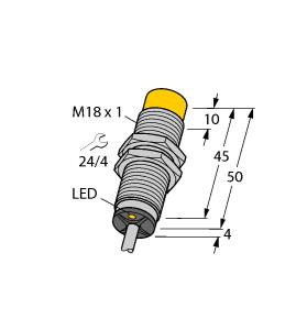 [1645300] Turck Inductive Sensor (NI12U-EM18-AP6X)