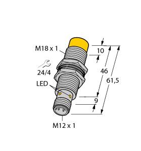 [1581459] Turck Inductive Sensor (NI12U-EM18M-VP4X-H1141)