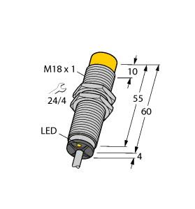 [1645110] Turck Inductive Sensor (NI12U-M18E-AN6X)