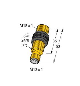 [1645600] Turck Inductive Sensor (NI12U-S18-AP6X-H1141)