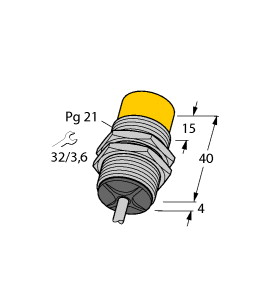 [10067] Turck Inductive Sensor (NI15-G28-Y1)