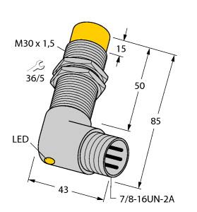 [4695590] Turck Inductive Sensor (NI15-G30-AN6X-B1441)
