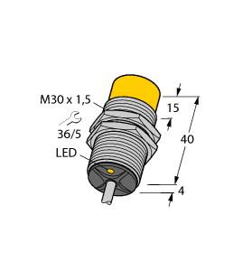 [40201] Turck Inductive Sensor (NI15-G30-Y1X)
