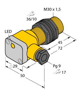 [40411] Turck Inductive Sensor (NI15-P30SK-Y1X)