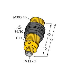 [46582] Turck Inductive Sensor (NI15-S30-AP6X-H1141)