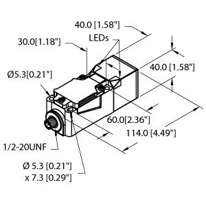 [1341194] Turck Inductive Sensor (NI20-CP40-FZ3X2-B3131)
