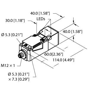 [1012191] Turck Inductive Sensor (NI20-CP40-Y1X-H1141)
