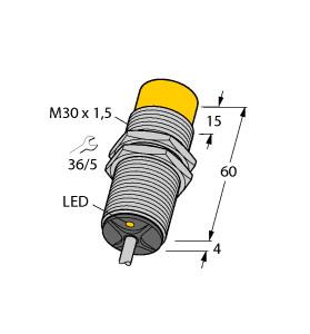[4205486] Turck Inductive Sensor (NI20-G30-ADZ30X2 7M)