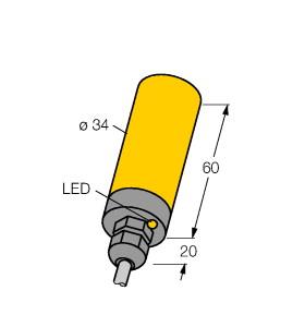 [1565602] Turck Inductive Sensor (NI20-K34-VP4X)