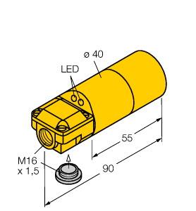 [15656] Turck Inductive Sensor (NI20-K40SR-VP4X2)