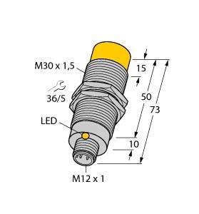 [4020400] Turck Inductive Sensor (NI20-M30-Y1X-H1141)