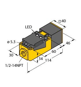 [13782] Turck Inductive Sensor, With Selective Behaviour (NI20NF-CP40-FZ3X2/S10)
