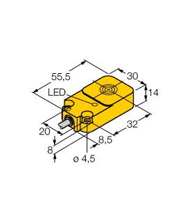 [4414557] Turck Inductive Sensor (NI20-Q14-AD4X)