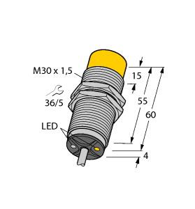 [4282810] Turck Inductive Sensor (NI20U-M30-ADZ30X2)
