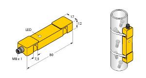 [1646645] Turck Inductive Sensor, Detection of Small and Fast Tube-guided Parts (NI20U-TS12-AP6X2-V1531)