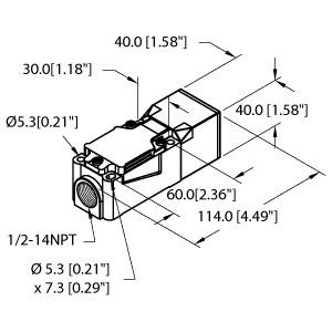 [1535547] Turck Inductive Sensor, With Analog Output (NI25-CP40-LIU/S10)