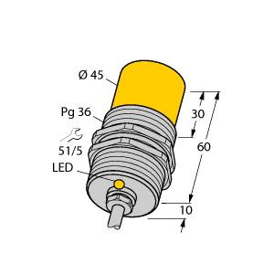 [15646] Turck Inductive Sensor (NI25-G47-AP4X)