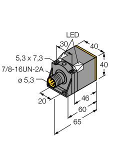 [4280411] Turck Inductive Sensor, With Extended Switching Distance (NI35U-CK40-ADZ30X2-B1131/S949)
