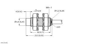 [4669600] Turck Inductive Sensor (NI3-EG08K-AP6X)