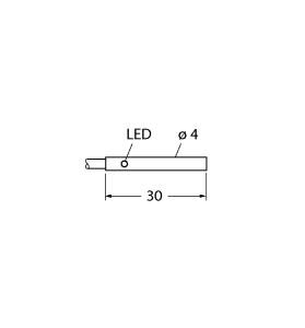 [100001785] Turck Inductive Sensor, Stainless Steel Front (NI3-EH04F-AP6X)