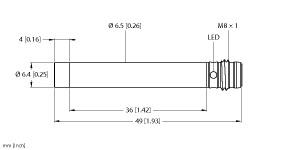 [4612520] Turck Inductive Sensor (NI3-EH6.5-AN6X-V1131)