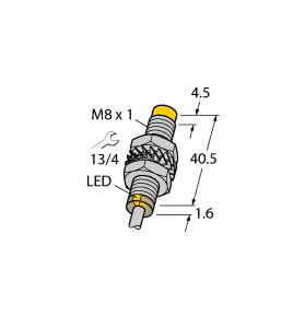 [4602834] Turck Inductive Sensor, With Increased Switching Distance (NI3-M08E-AP6X)