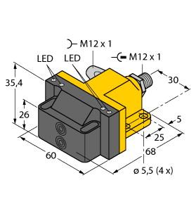 [1902010] Turck Inductive Sensor, For Rotary Actuators (NI4-DSU26-2ASIX4-H1140-FKE4.3)