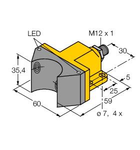 [1569901] Turck Inductive Sensor, For Rotary Actuators (NI4-DSU35-2AP4X2-H1141)