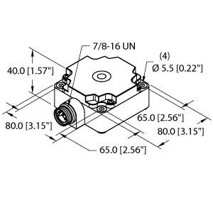 [4232190] Turck Inductive Sensor (NI50-CP80-FDZ30X2-B1131)