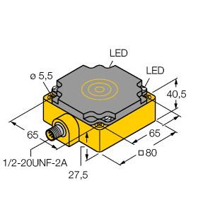 [4232192] Turck Inductive Sensor (NI50-CP80-FDZ30X2-B3131)