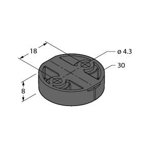 [1590865] Turck Accessories, Positioning Element, For Angle Sensors RI-QR14 (P3-RI-QR14)