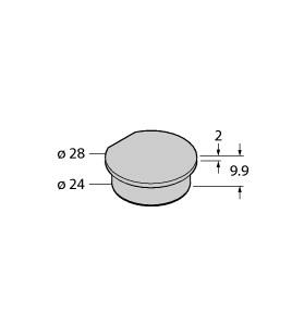 [100000289] Turck Accessories, Dummy Plug, For Encoders RI-QR24 (RA8-EQR24)