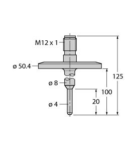 [9910860] Turck Temperature Detection, Probe (TP-504A-TRI1.5-H1141-L100)