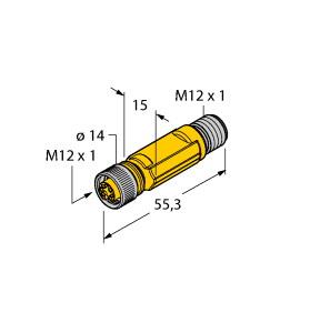 [9910632] Turck Temperature Detection, With Current Output and PNP/NPN Transistor Switching Output (TTM-100-LIUPN-H1140)