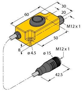 [6967117] Turck Accessories, Teach Adapter (TX2-Q20L60)