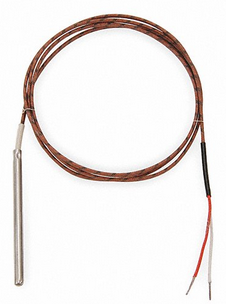 [PPJ63G0F110S0] TYPE J T/C GROUNDED, 316SS, 3" PROBE, 10' FIBERGLASS FLEX ARMOR