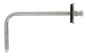 [A-302F-A] 303SS Static Pressure Tip with Mounting Flange