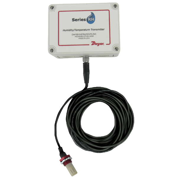 [RHU-R016] REMOTE MOUNT HUMIDITY/TEMPERATURE TRANSMITTER, 2% ACCURACY, 4-20MA, 16' CABLE