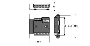 [F0220] Turck DeviceNet module, 4 digital PNP inputs, 4 digital PNP outputs (FDN20-S0404G-0220)